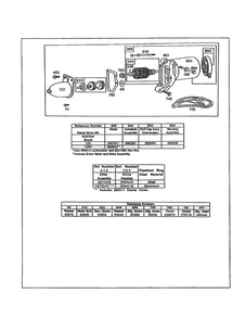 Motor-Starter Diagram and Parts List for 130200-130299 1535-1543 Briggs and Stratton Engine
